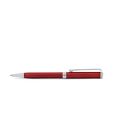 Sheaffer 9245 Intensity Engraved Translucent Lacquer Ballpoint Pen Red with Polished Black Trim